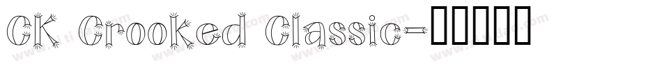 CK Crooked Classic字体转换